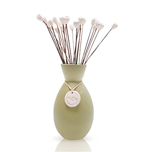 Difusor Ceramico Cores Da Terra Tulipas Verdes Acquaroma
