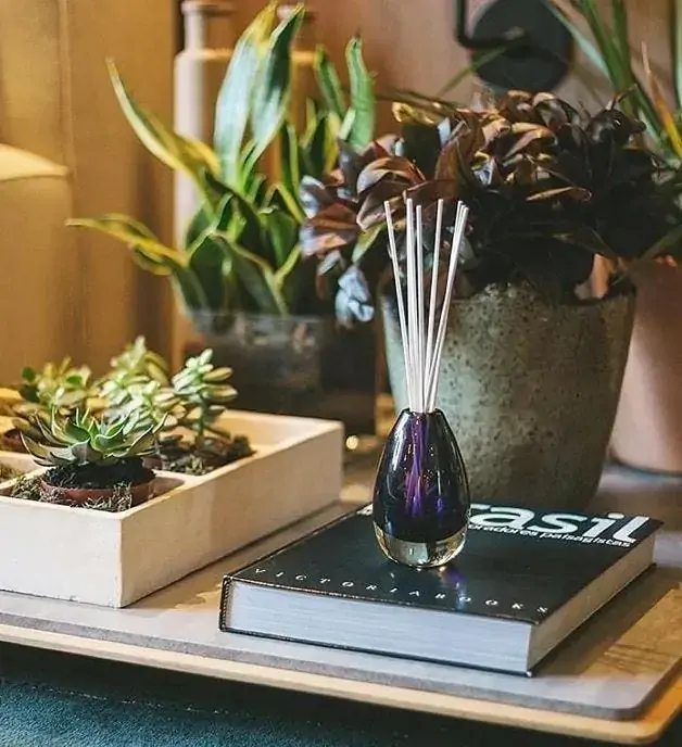 Difusor De Aromas Linha Designer Roxo Acquaroma