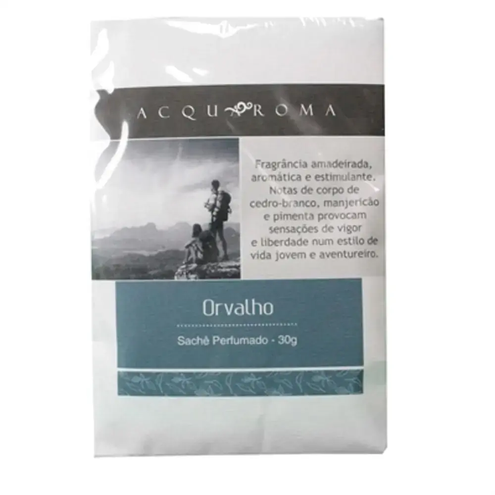 Sache Aromatizante Cabide Orvalho 30g Acquaroma