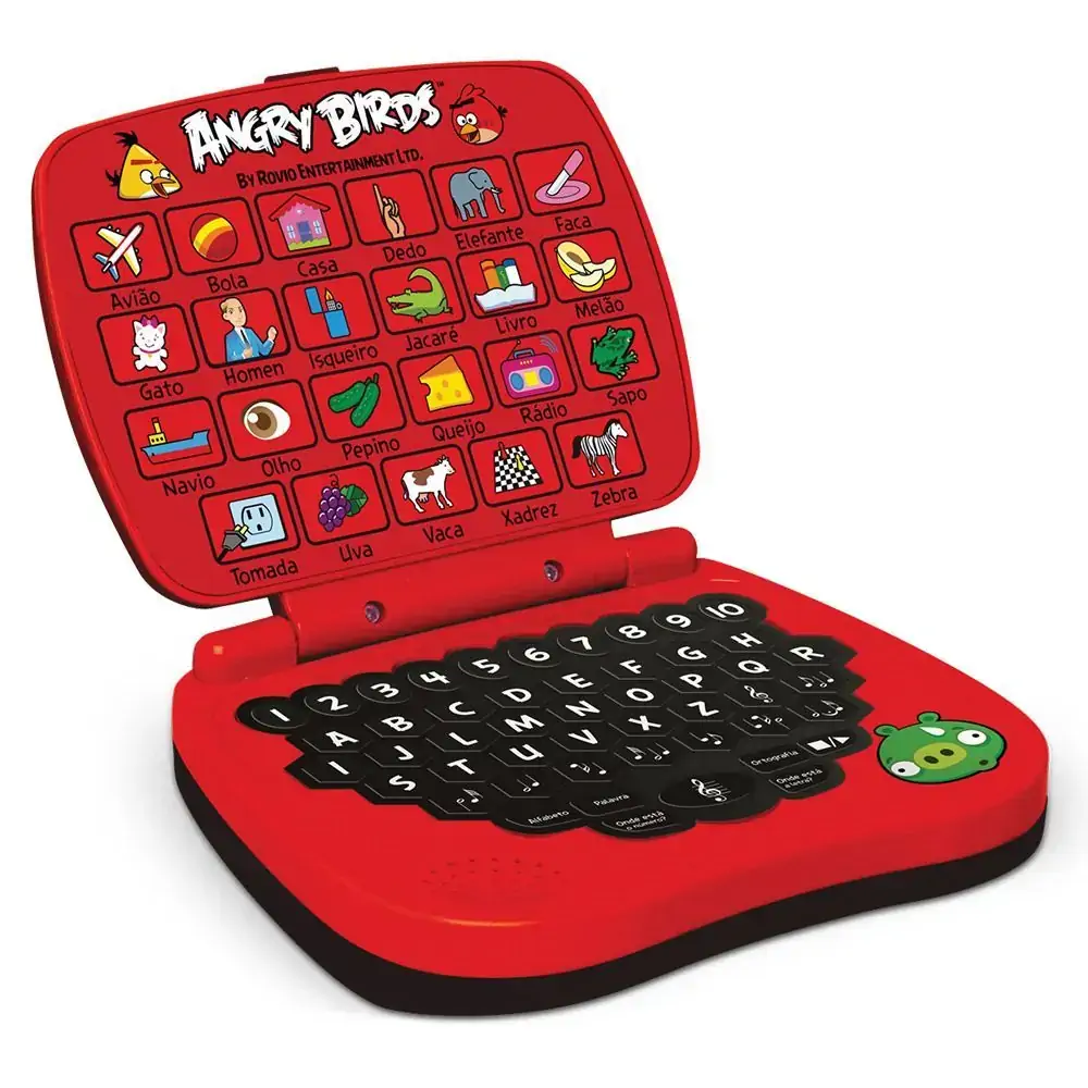 Brinquedo.dtc Mini Laptopinho Angry Birds