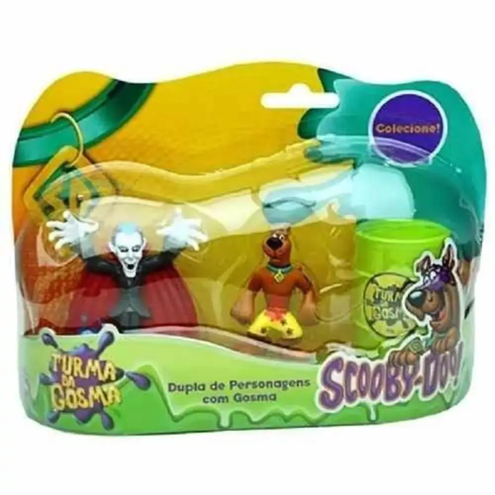 Dupla Personagem Scooby Doo Com Gosma