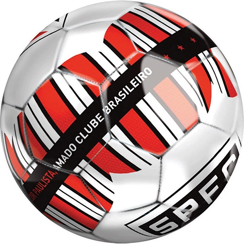Bola De Futebol Dtc Spfc Branca Com Listras