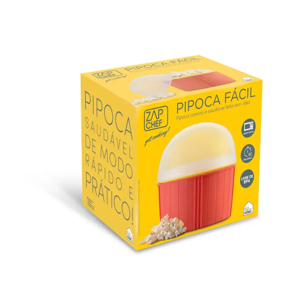 Pipoca Fácil Zap Chef Para Microondas