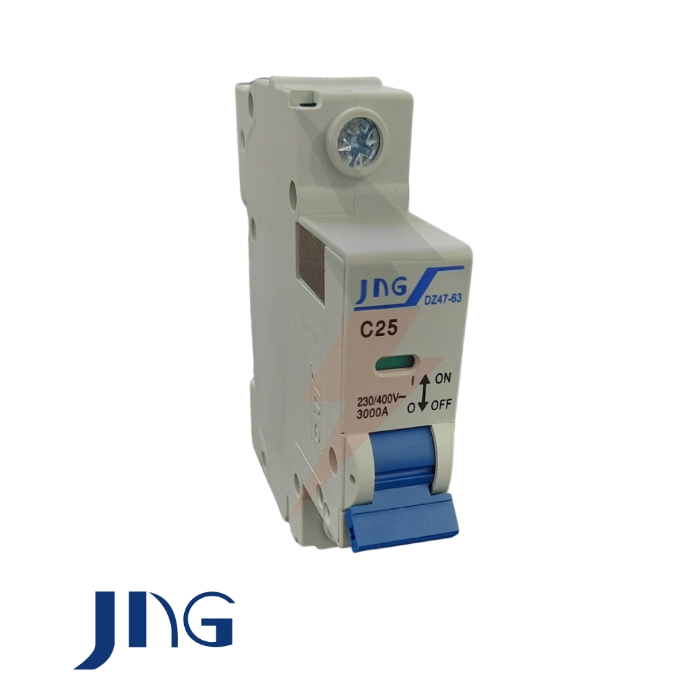 Disjuntor Uni 25a Bco Din Jng