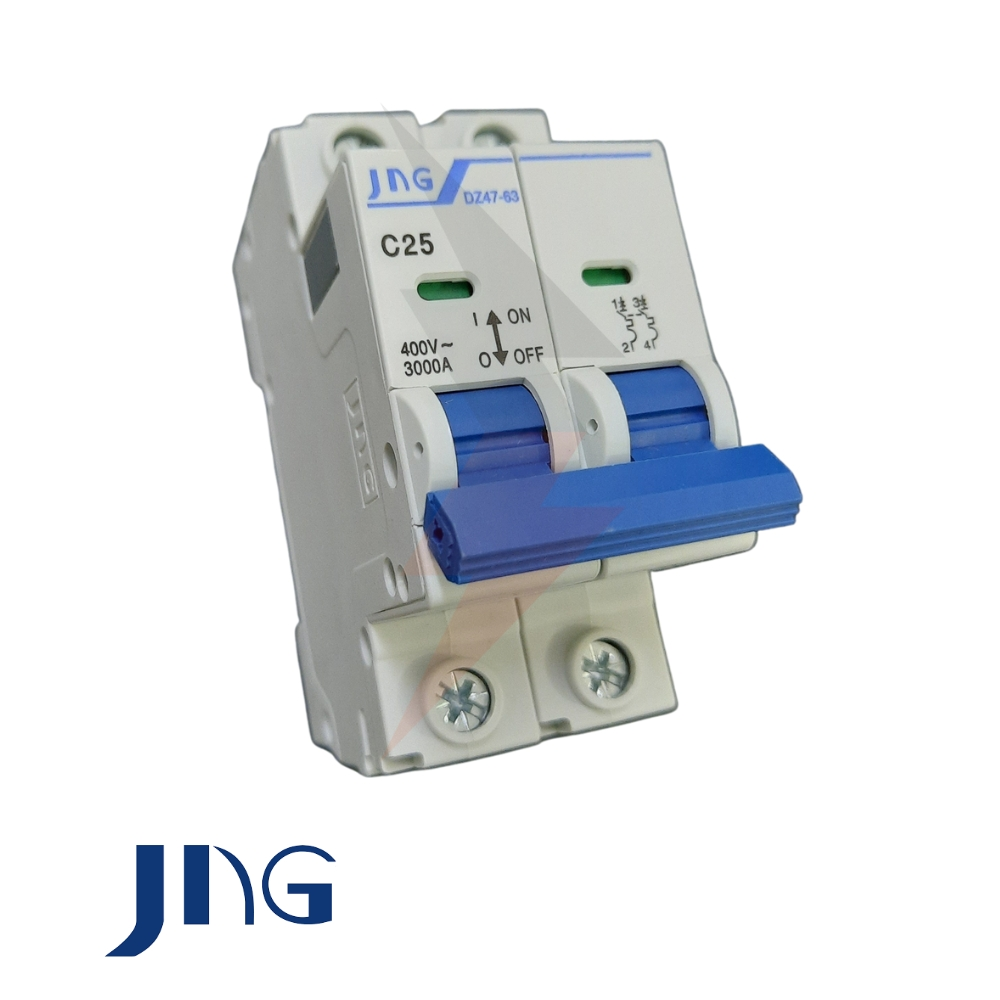 Mini Disjuntor 25a Bipolar 2 Polos Automatico Curva C