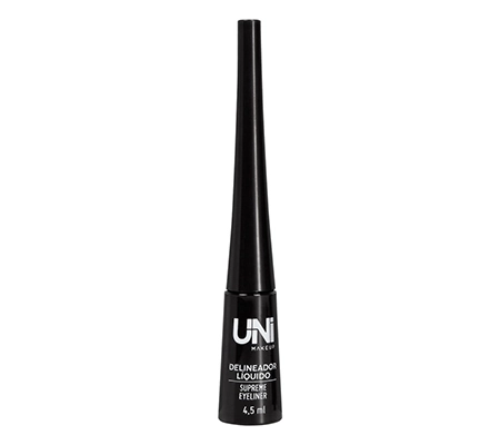 Delineador Liquido Unimakeup Super Black 4,5ml