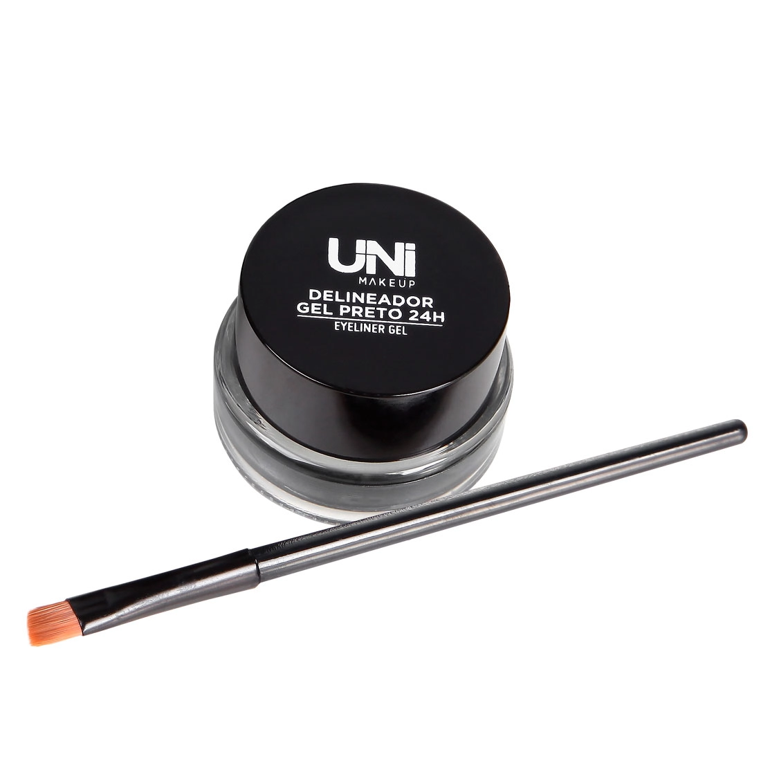 Delineador Gel Unimakeup Preto 24h A Prova Dagua 3g