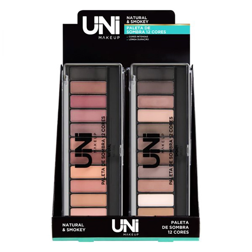 Paleta Sombras 12 Cores Un So87ds Etilux