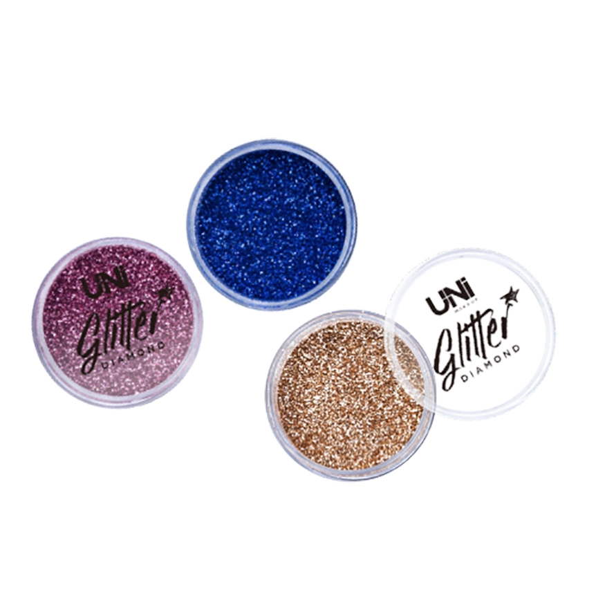 Glitter Diamond Unimakeup Corpo E Rosto Colors 9,5g