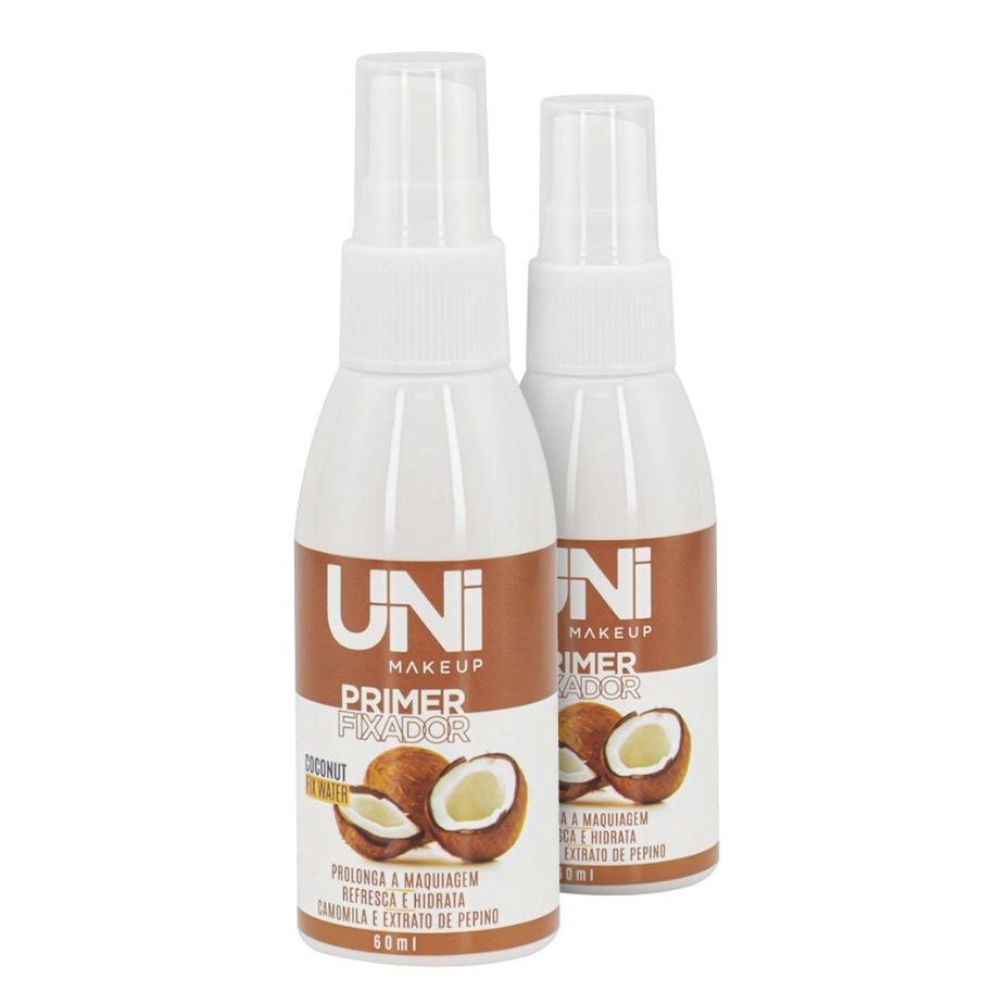 Fixador Spray Maq Primer Unimakeup Coco Camomila E Extrato Pepino 60ml