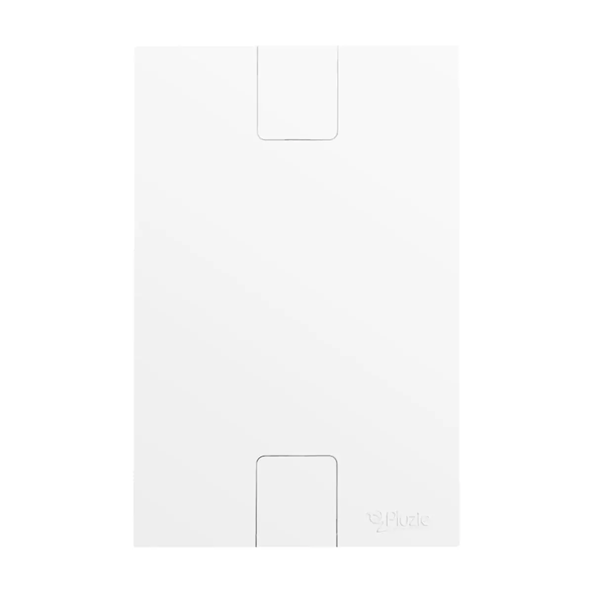 Placa 4x2 Cega - Caprice Pluzie Branca