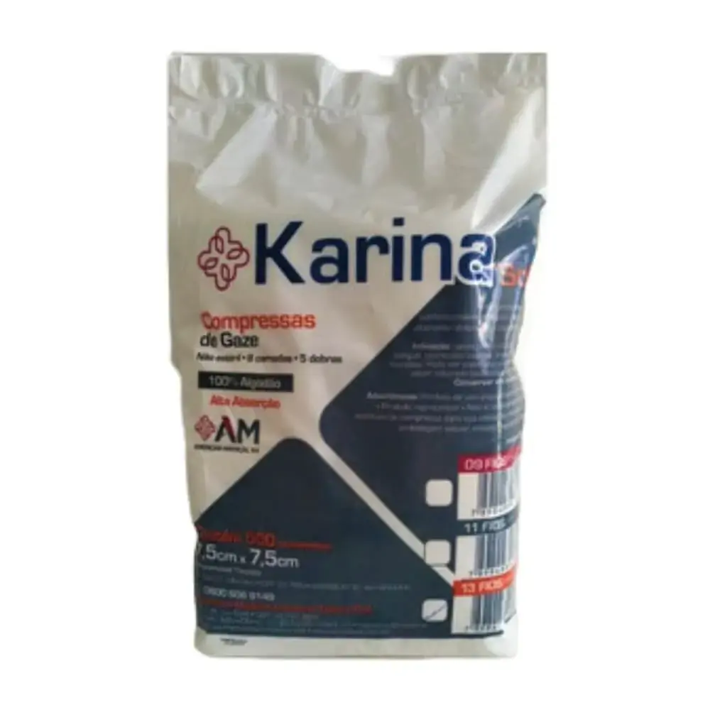 Compressa De Gaze Karina 500unidade