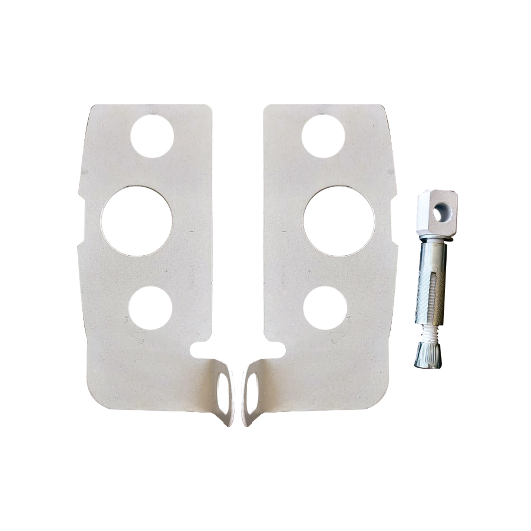 Porta Cadeado Porta de Vidro 175mm Ferro Zincado