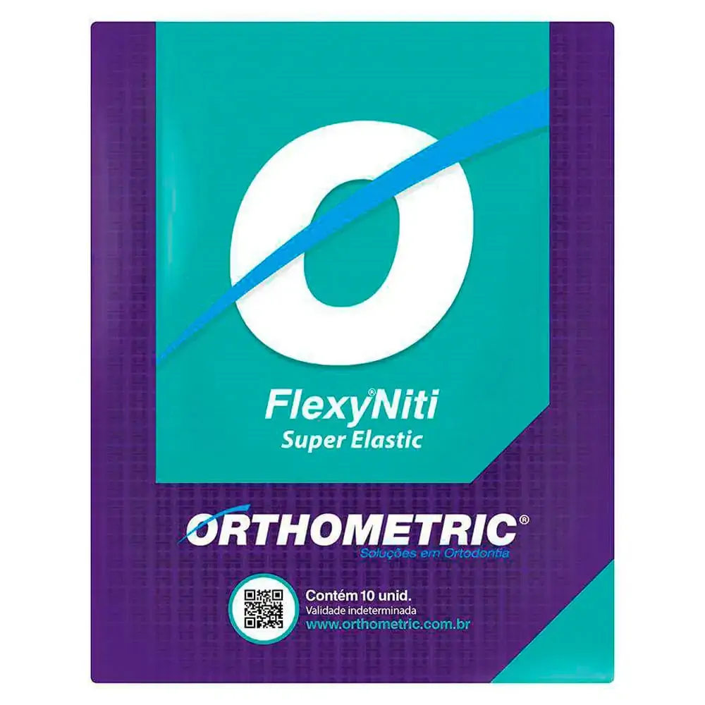 Arco Flexy NiTi Superelástico Redondo - Orthometric - .016 Superior (Cód. 26.0783)
