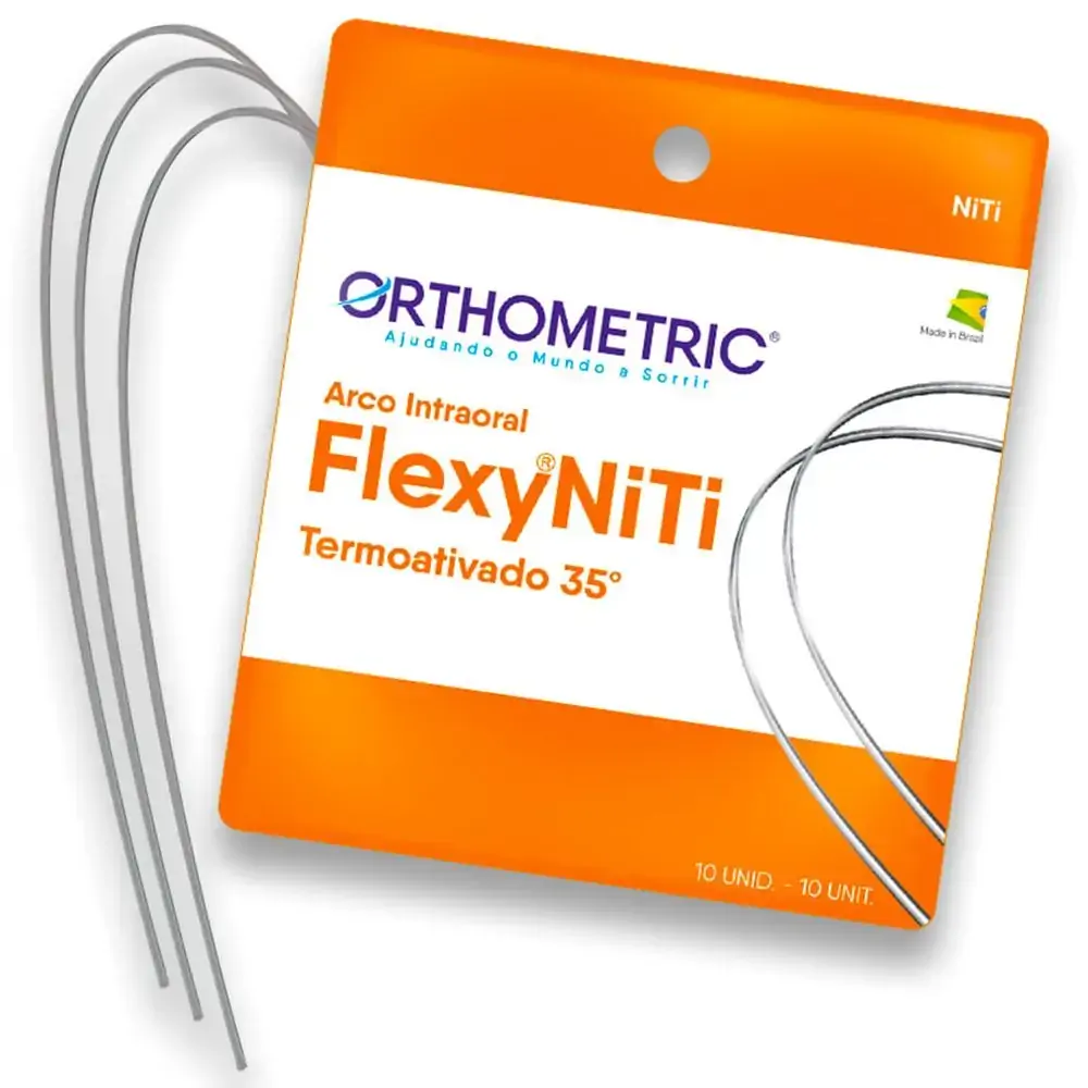 Flexy Niti Thermally Activated Arch Wire Lower - Orthometric - Orthometric - Flexy Niti Thermally Ac