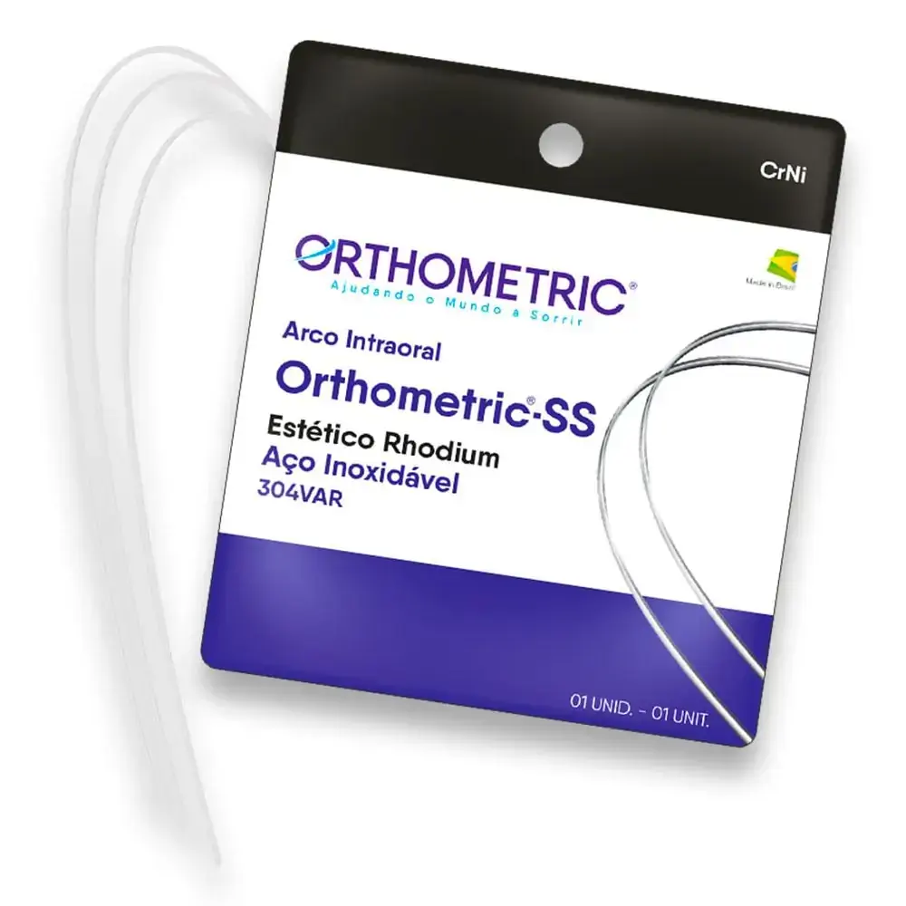 Arco de Aço SS Stainless Redondo - Orthometric - Superior 012 (Cód. 26.0825)