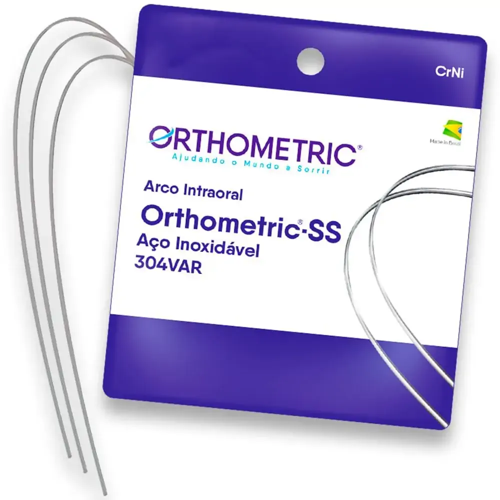 Arco de Aço SS Redondo Inferior - Orthometric - 0,016 (Cód. 26.0836)