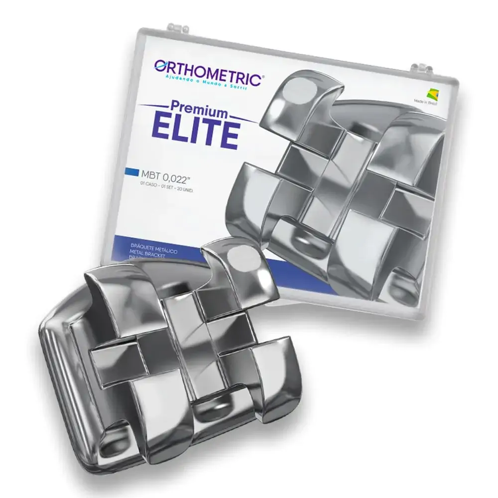 11.21.2000 Bráquete Metálico Premium Elite Mbt 0,022 - Orthometric