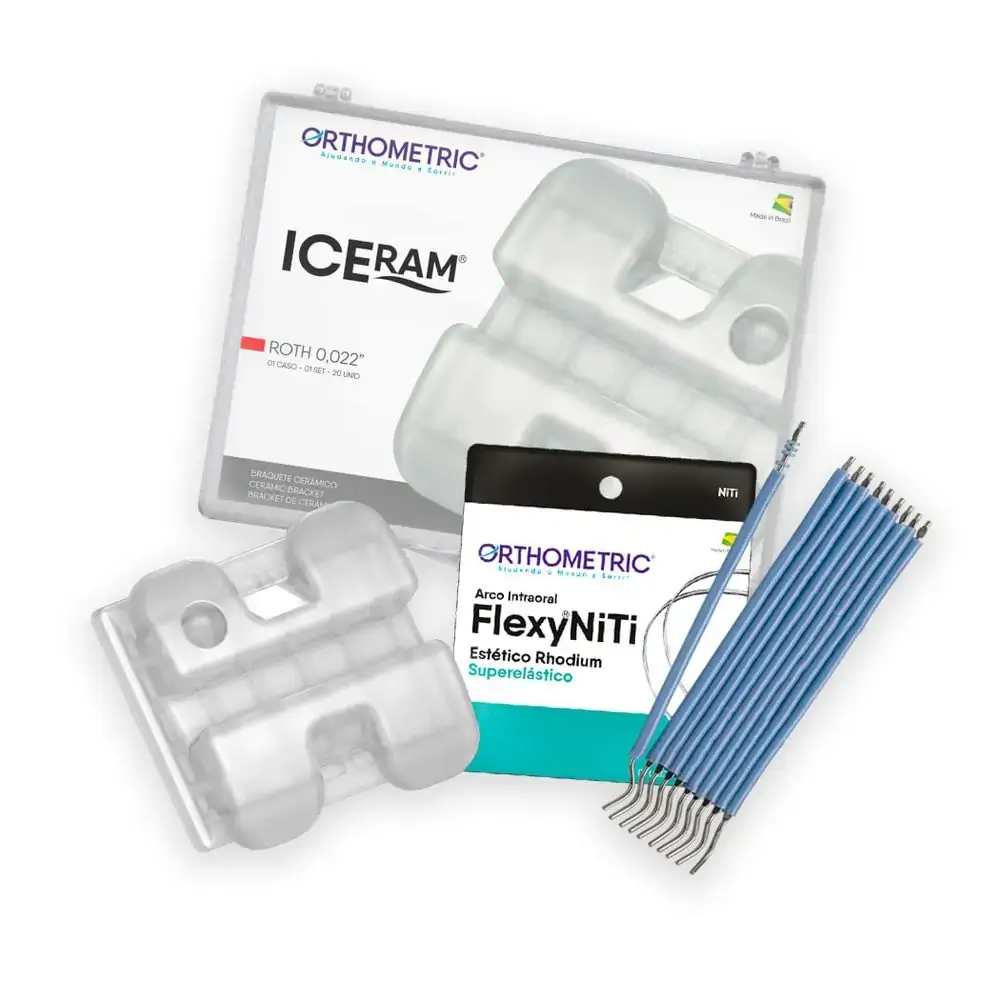 10.80.2802 Kit Promocional Iceram Roth 0,022 Arcos + Bengalinha - Orthometric