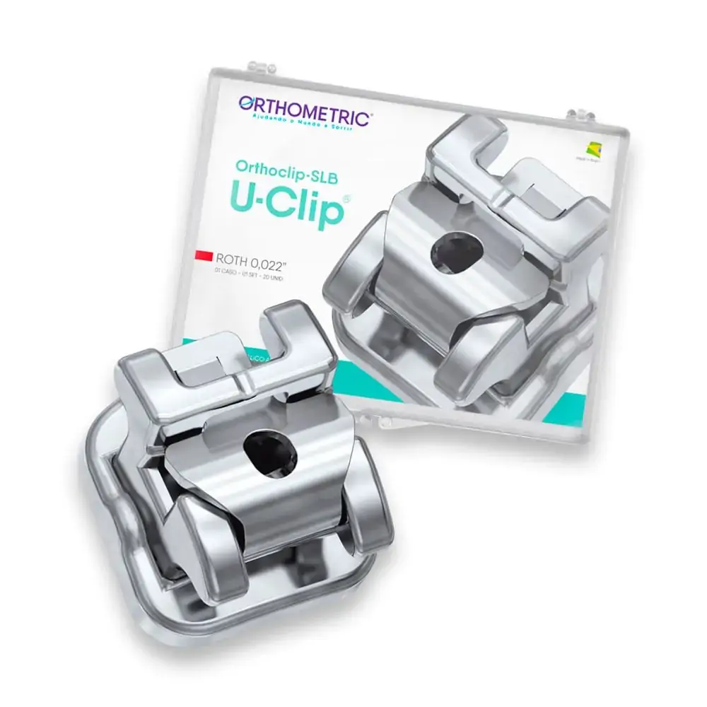 Bráquete Autoligado Orthoclip SLB Roth 022 - Orthometric - 10452300 (Cód. 26.0893)