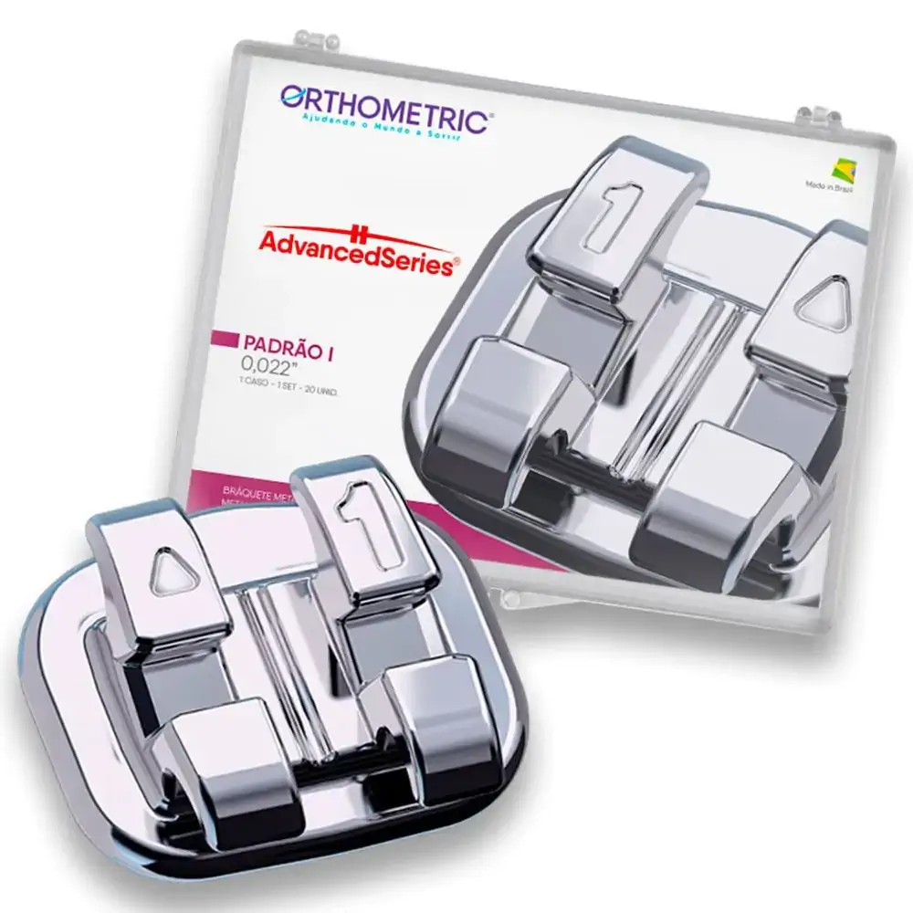10.12.2000 BRAQUETE METALICO ADVANCED PADRAO I - 0,022 - 1 CASO ORTHOMETRIC