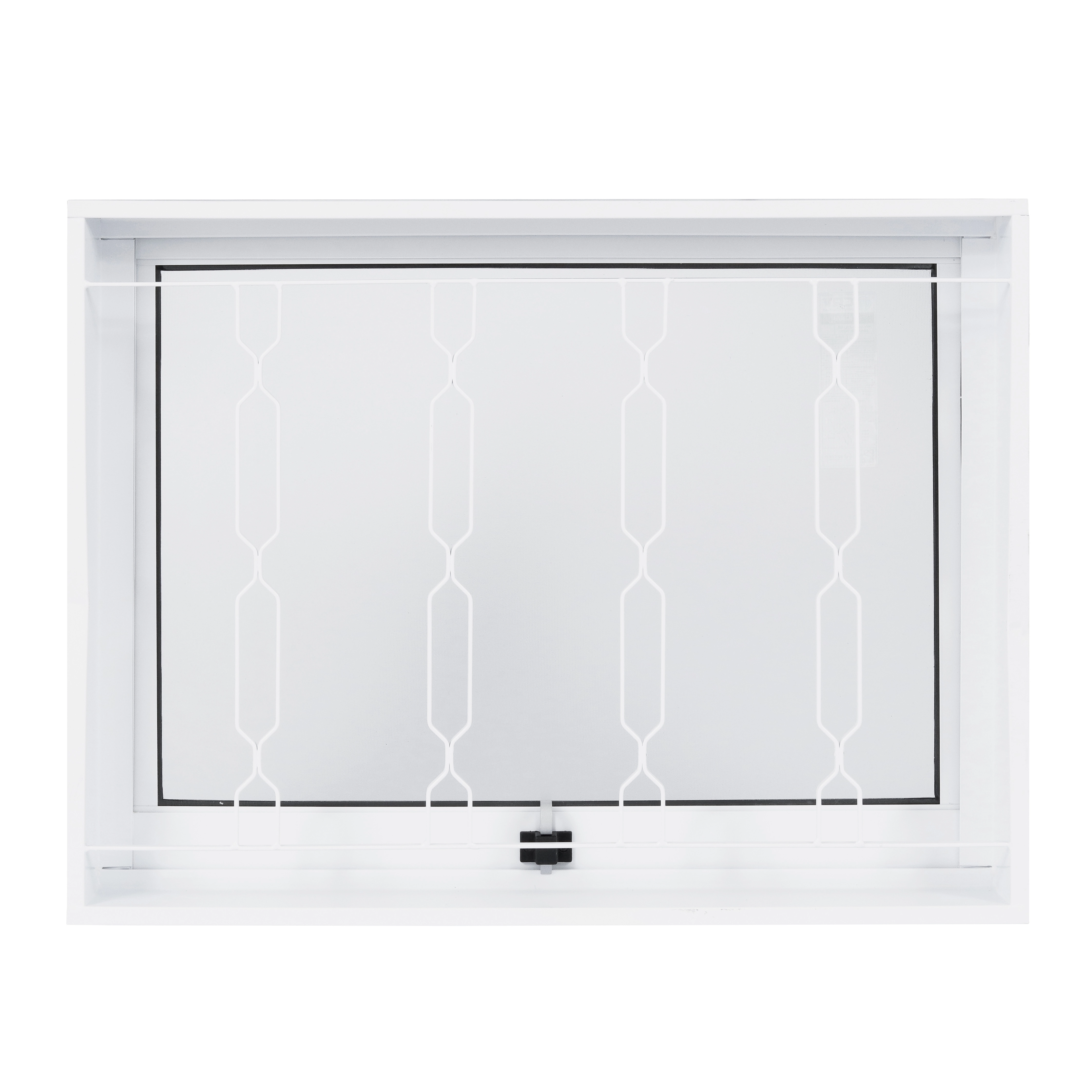 Janela de Aço Maxim-ar 60x80cm com Grade Ideal CRV Branca