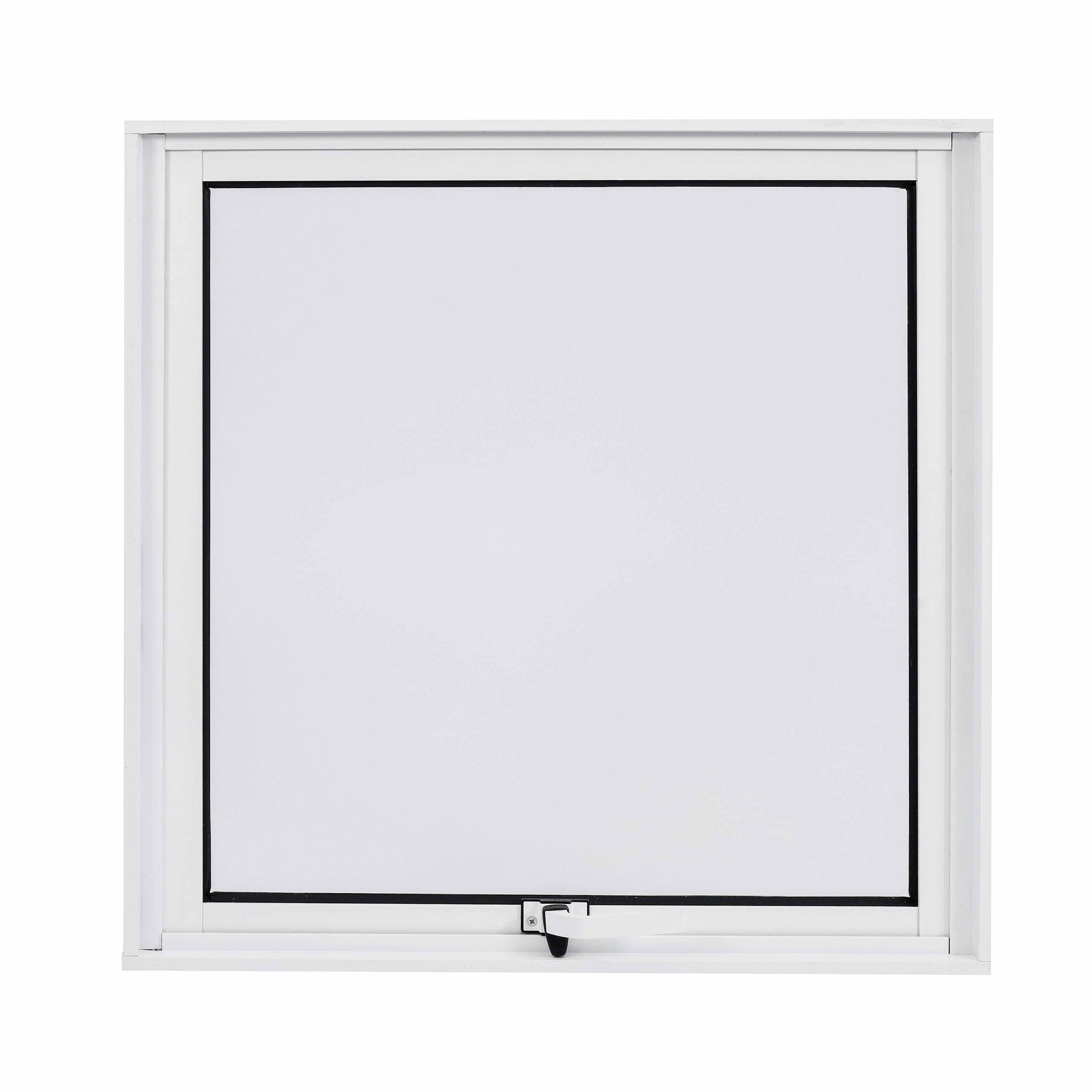 Janela de Alumínio Maxim-ar 60x80cm com Vidro Mini Boreal Nobre CRV Branca