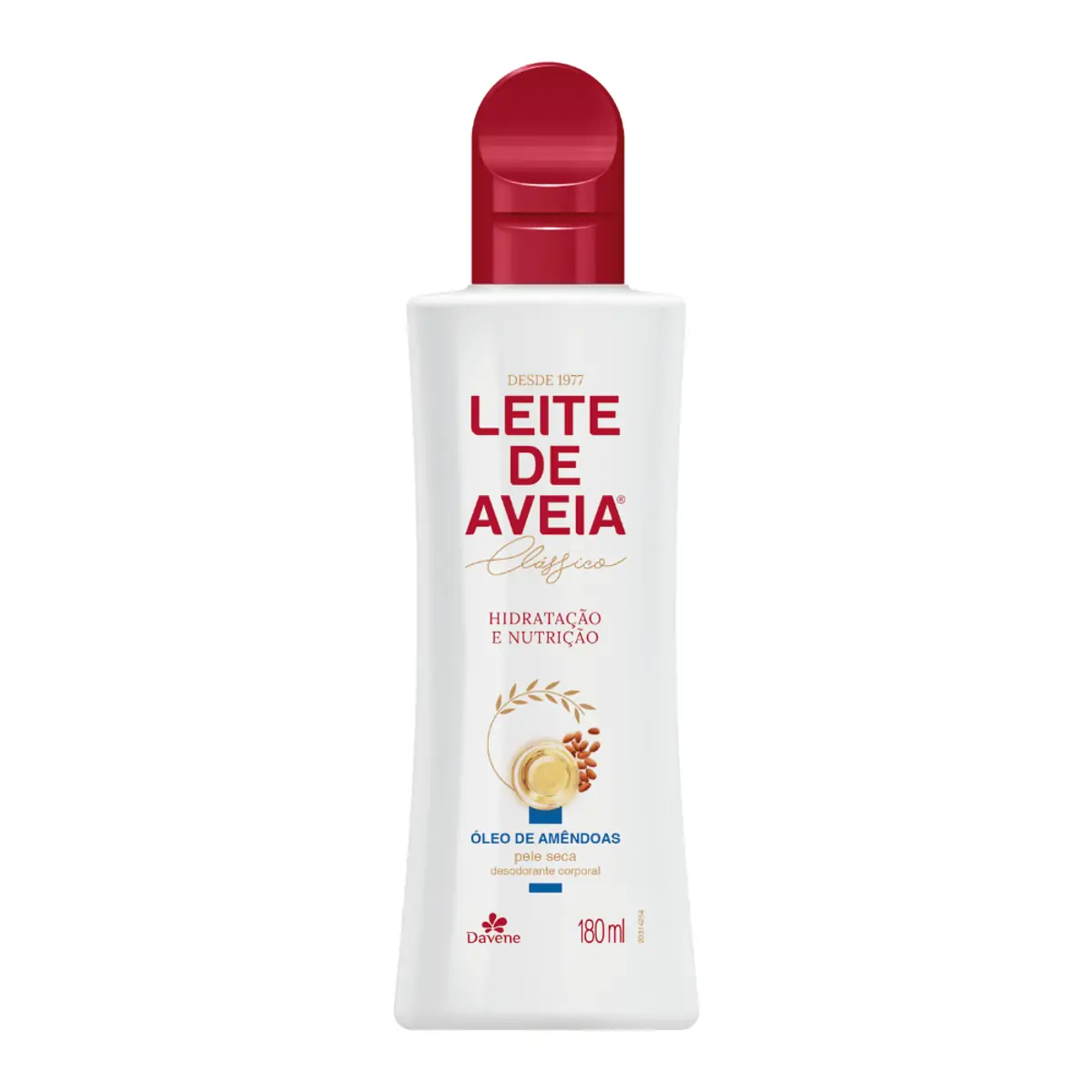 Davene Leite De Aveia Hidratante Corporal Óleo de Amêndoas 180ml