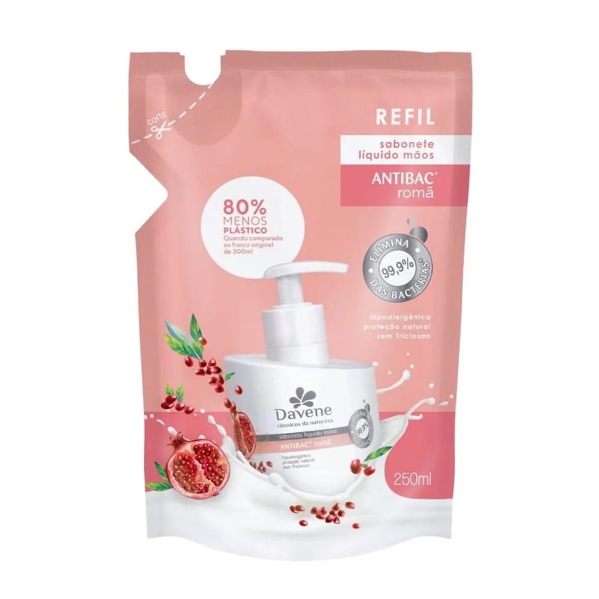 Sabonete Liquido Davene 250ml Roma Ref