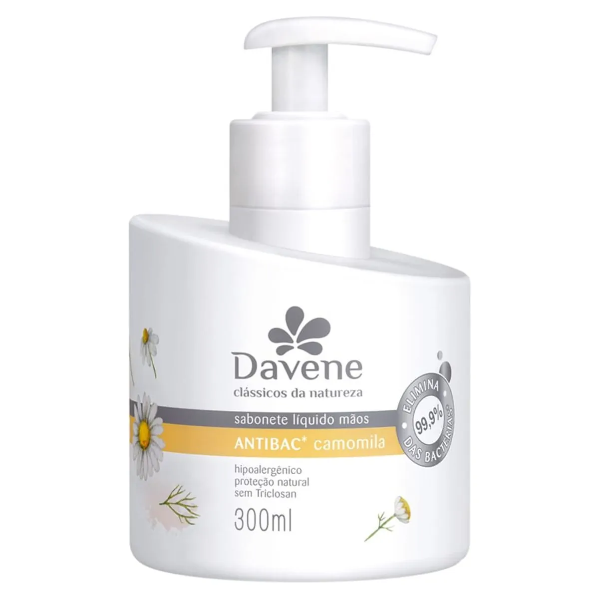 Sabonete Liquido/espuma Davene Antibac Camomila 300ml