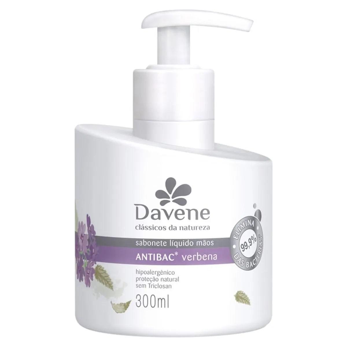 Sabonete Liquido/espuma Davene Antibac Verbena 300ml