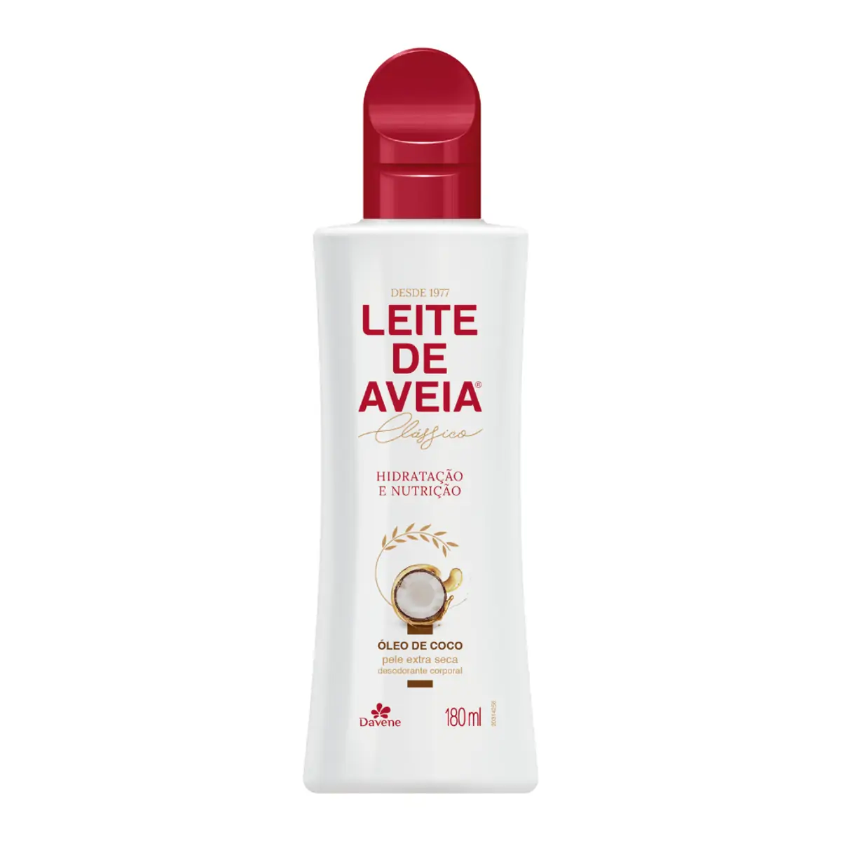 Hidratante Leite de Aveia Óleo de Coco Davene 180ml