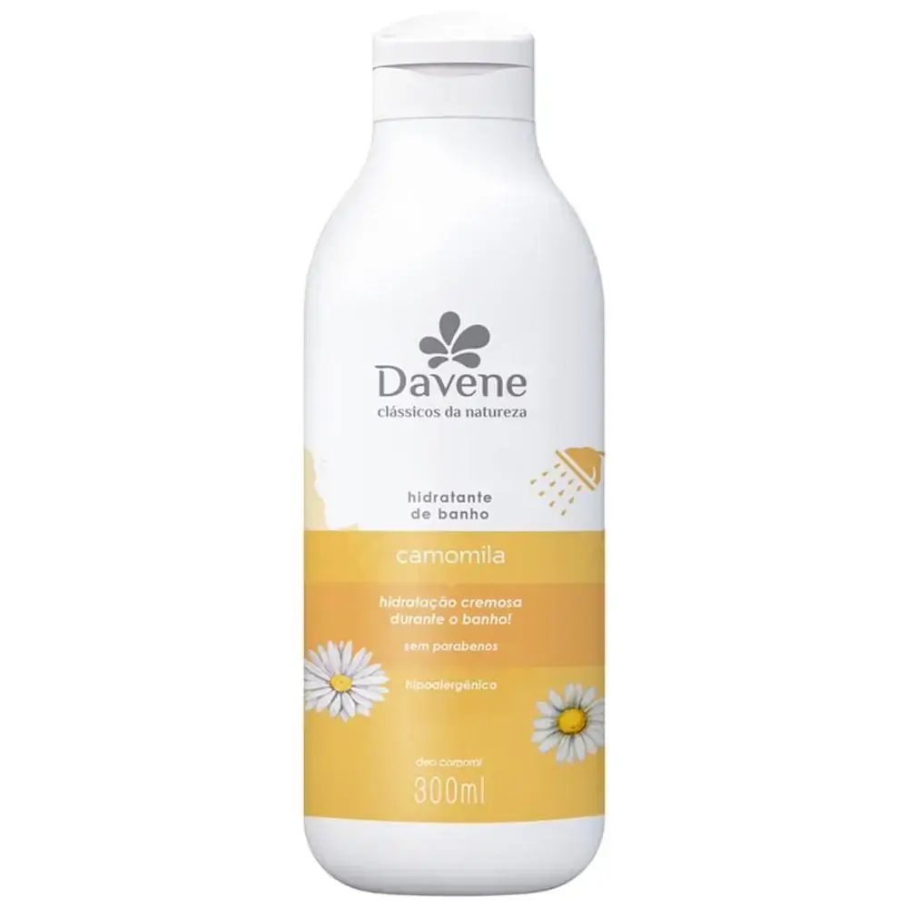 Hidratante Para Banho Camomila Davene Clássicos Da Natureza Frasco 300ml
