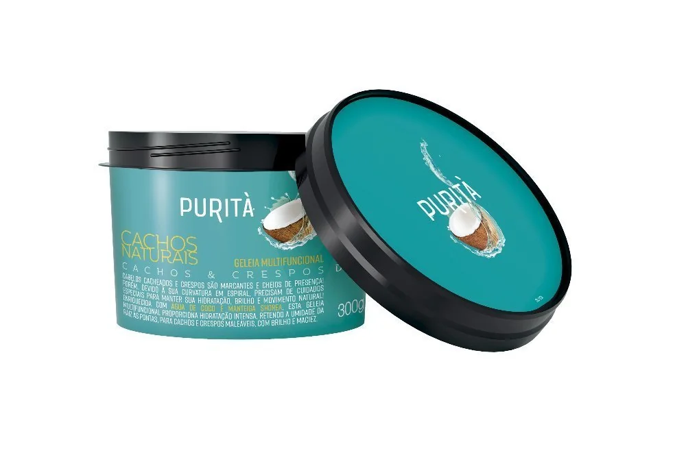 Geleia Multifuncional Puritã Cachos Naturais Davene 300g