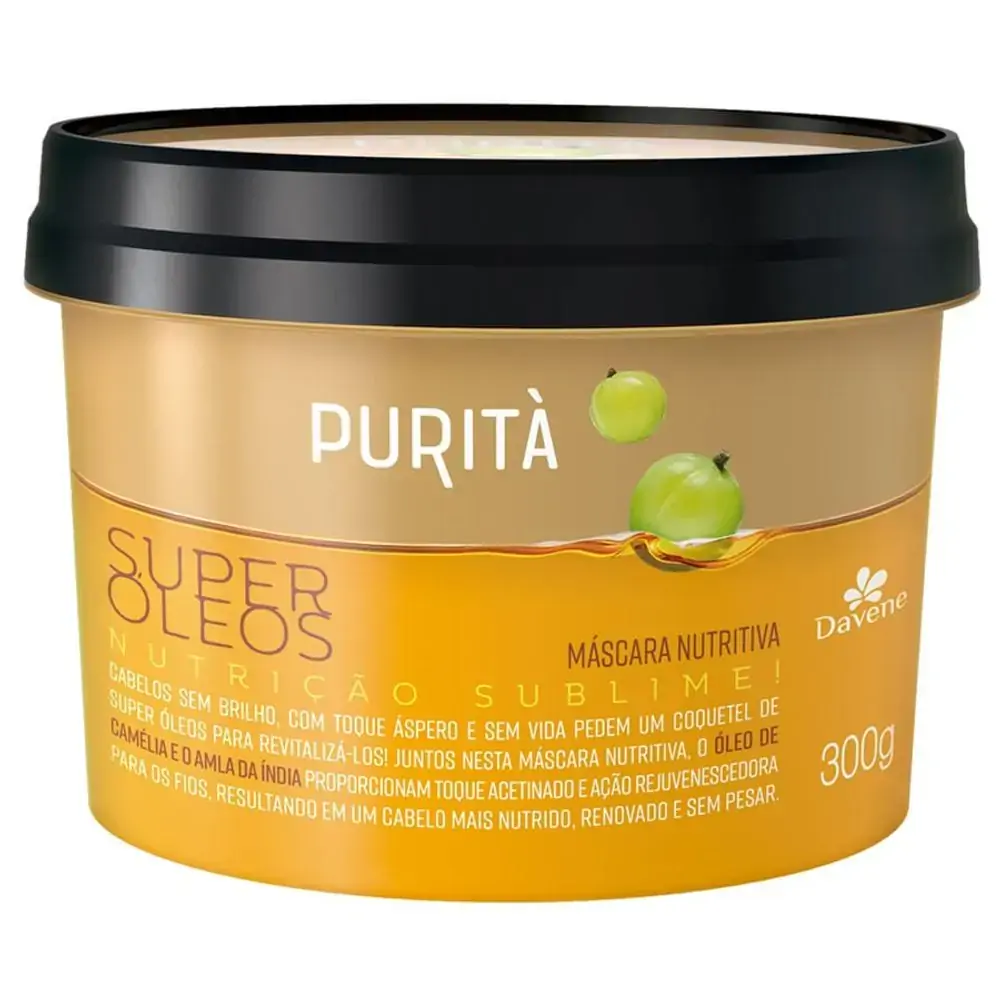 Máscara Puritá Davene Super óleos 300g