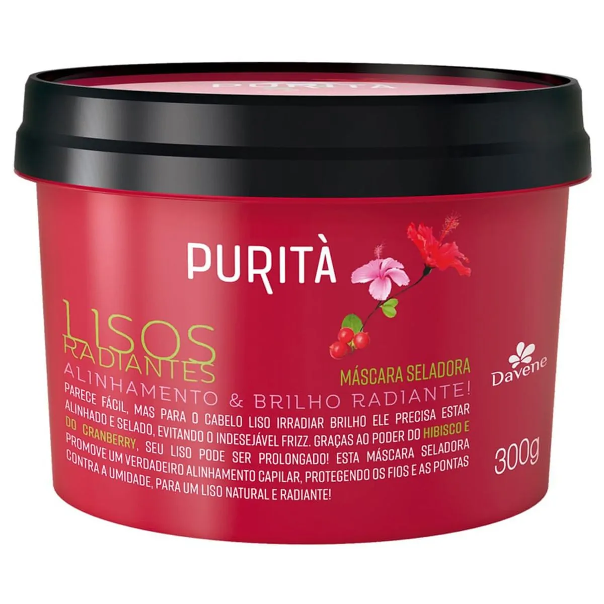 Masc Capilar Davene Purita Lisos Radiantes 300g