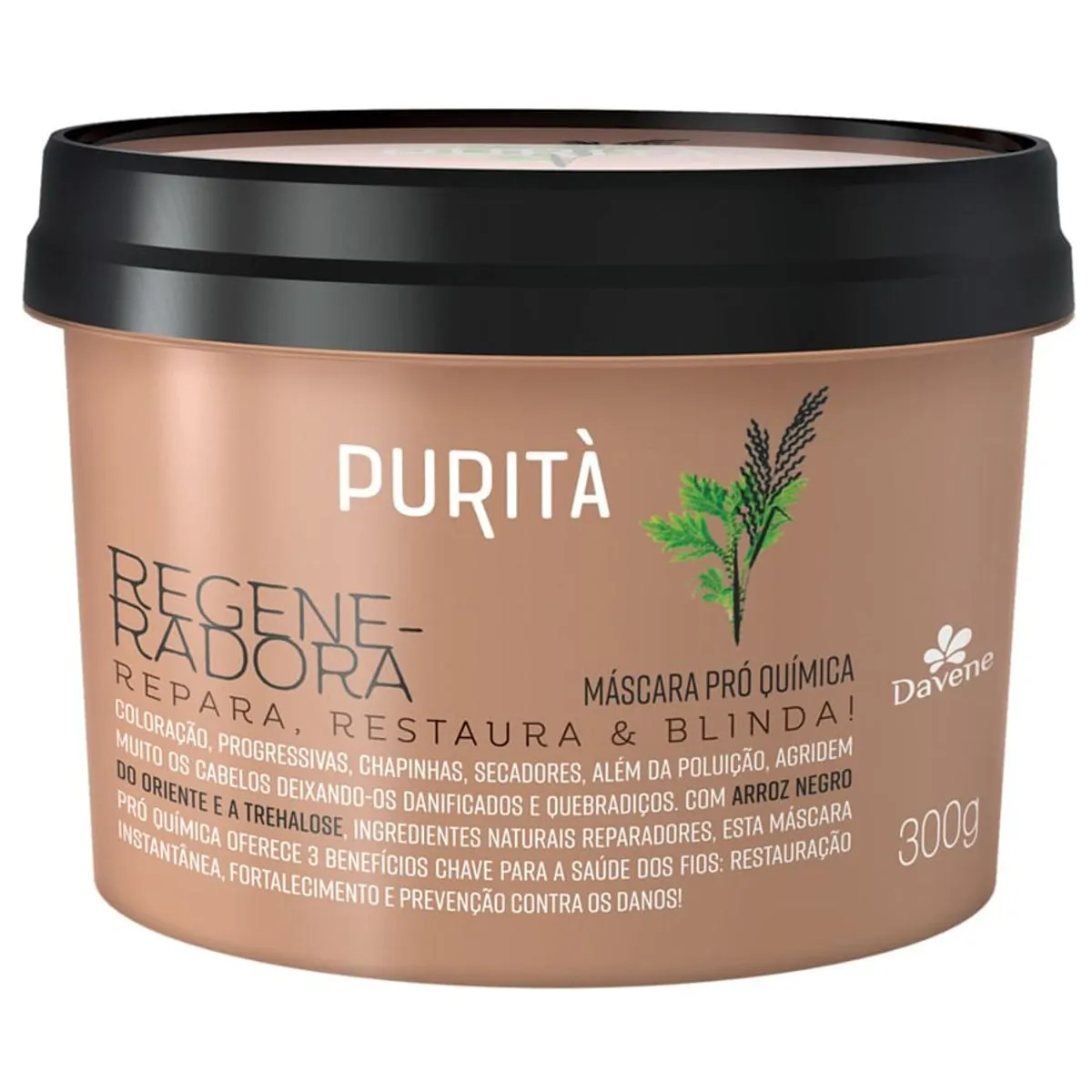 Masc Capilar Davene Purita Regeneradora 300g
