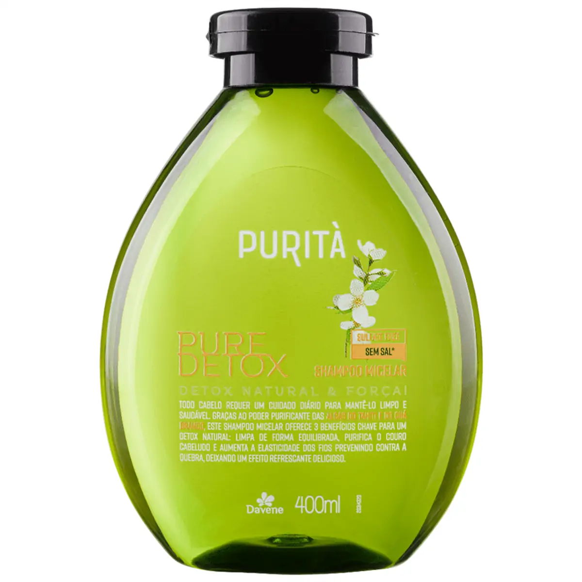 Shampoo Micelar Puro Detox Puritá 400ml