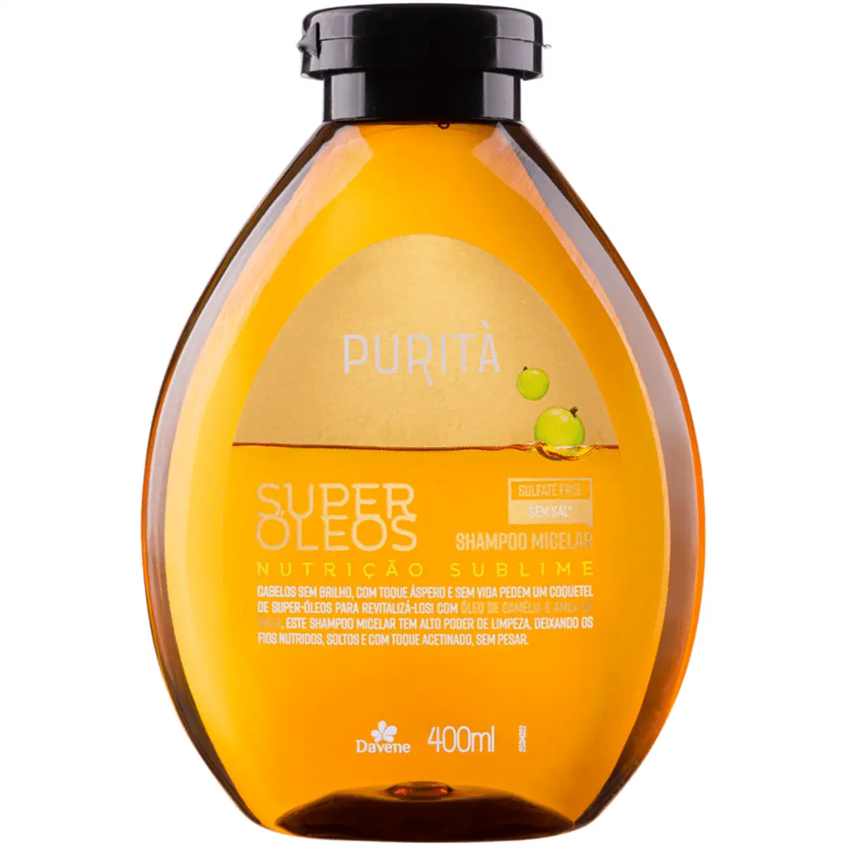 Shampoo Davene Purita Super Oleos 400ml