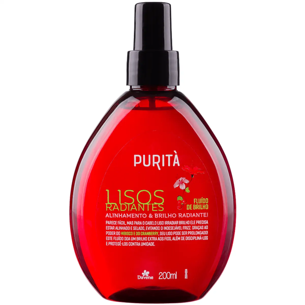 Fluido De Brilho Purita 200ml Lisos Rad.