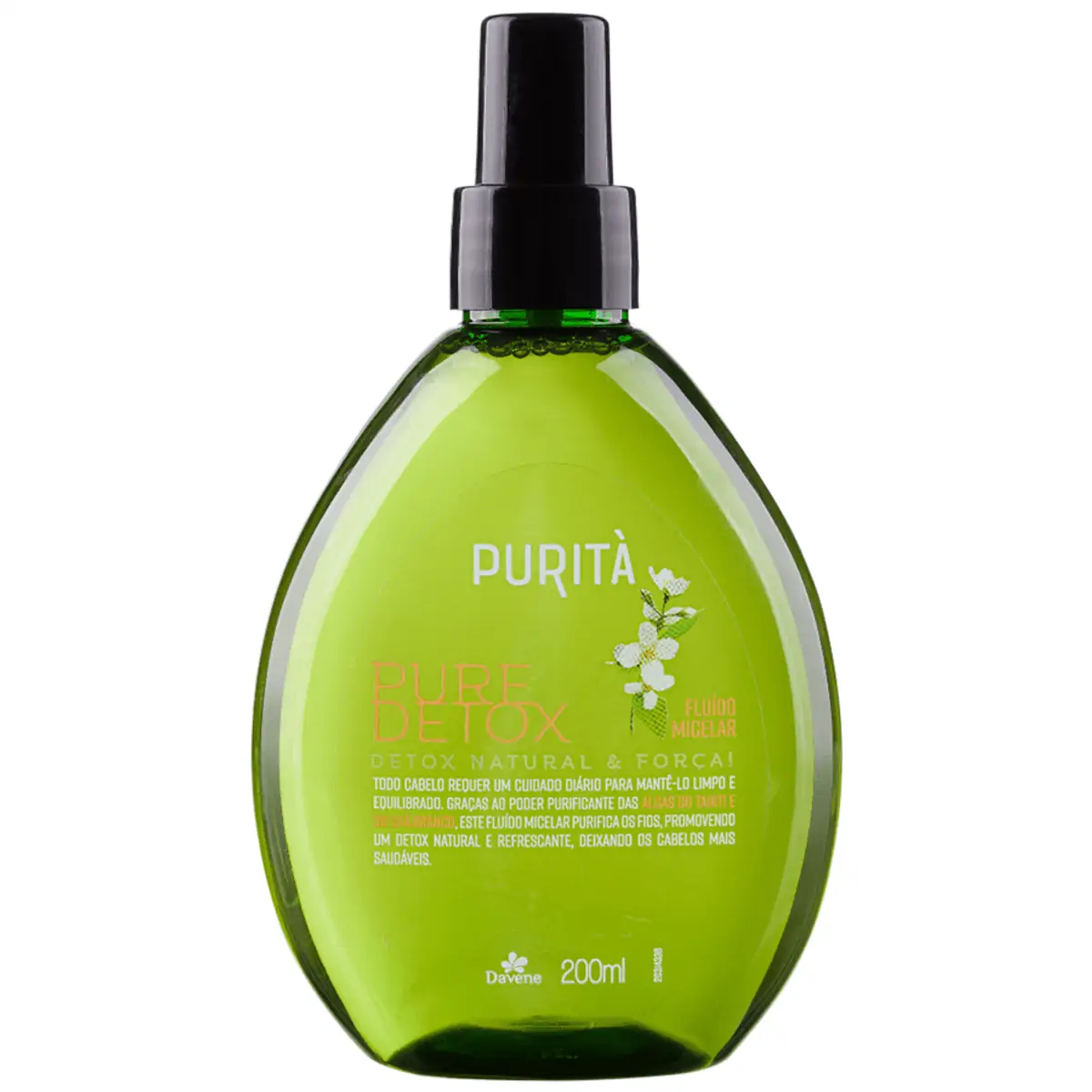 Fluído Micelar Puritá Pure Detox Puritá 200ml