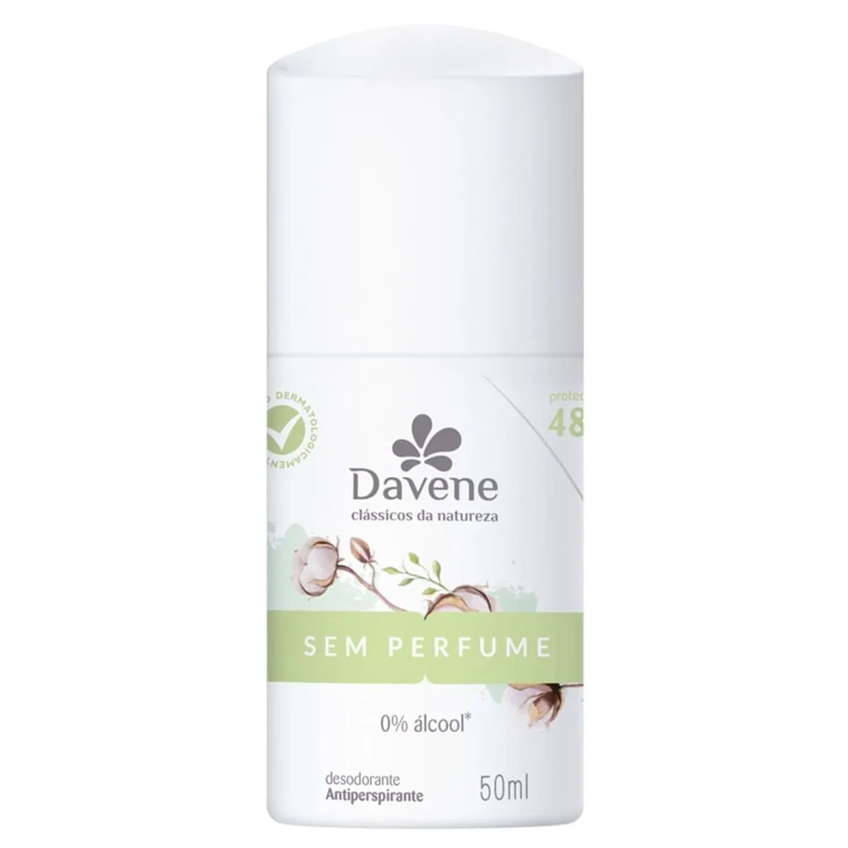 Desod Davene Roll On 50ml Sem Perfume