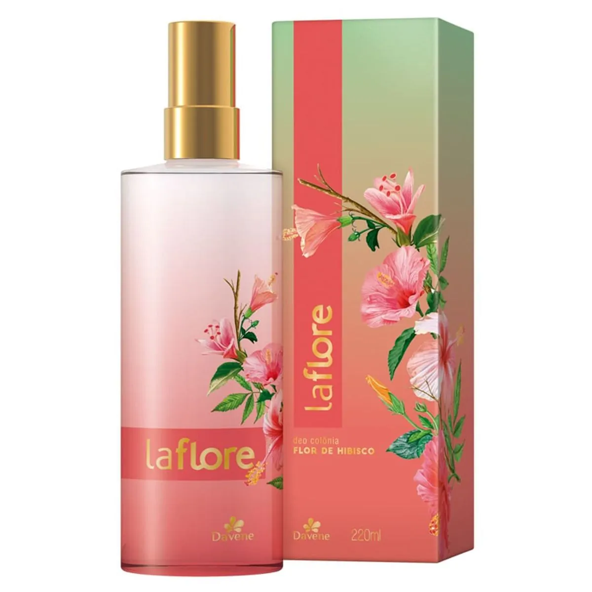 Colônia Hibisco La Flore 220ml - Davene