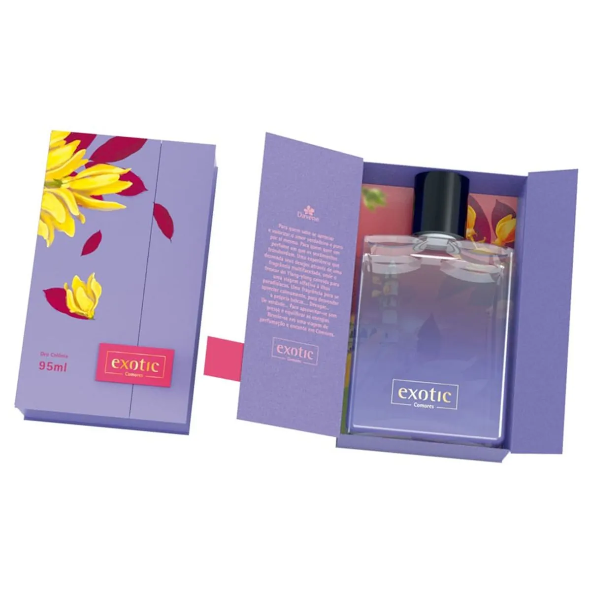 Colônia Comores 95ml Exotic - Davene (Val 09/23)