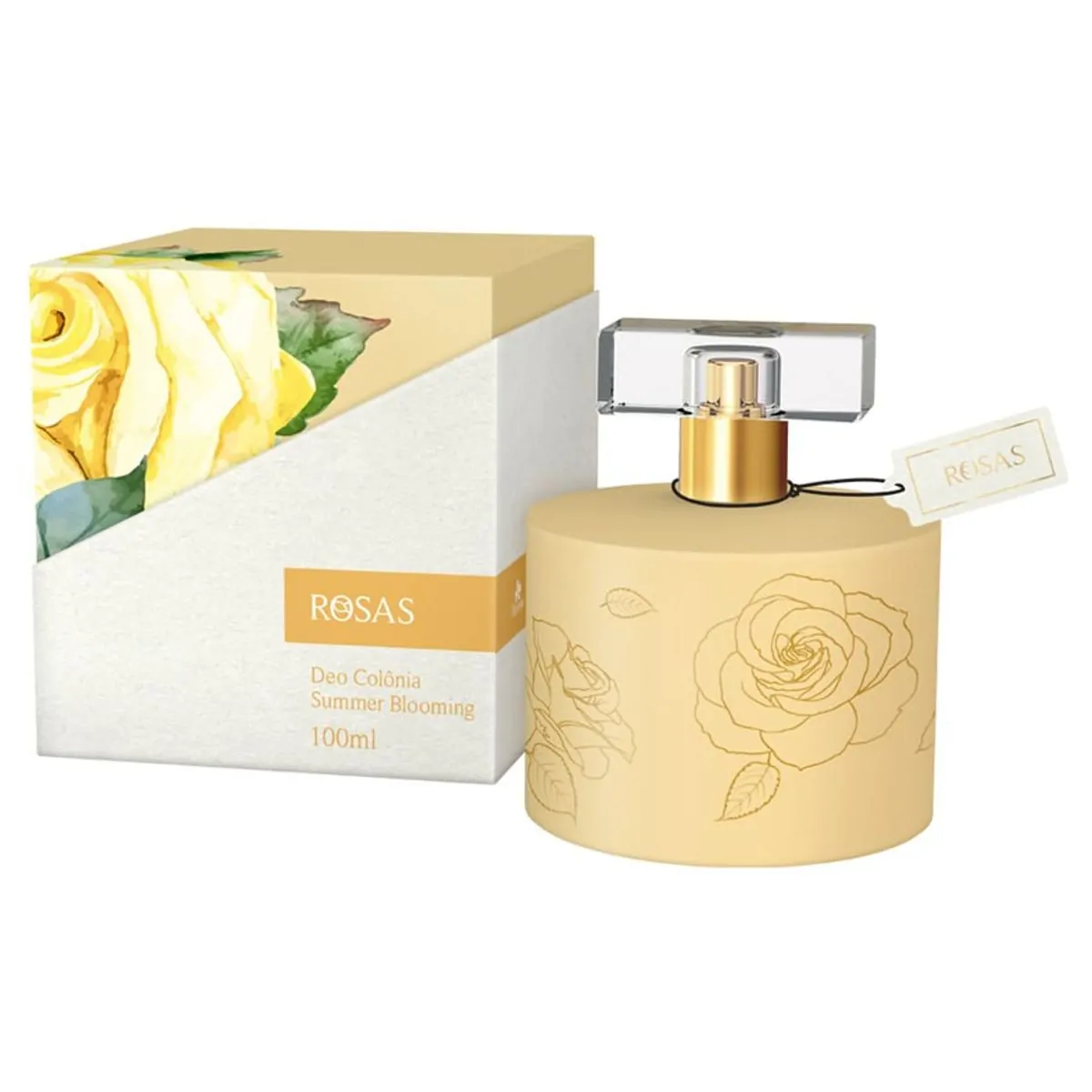 Colônia Rosas Summer Blooming 100ml - Davene