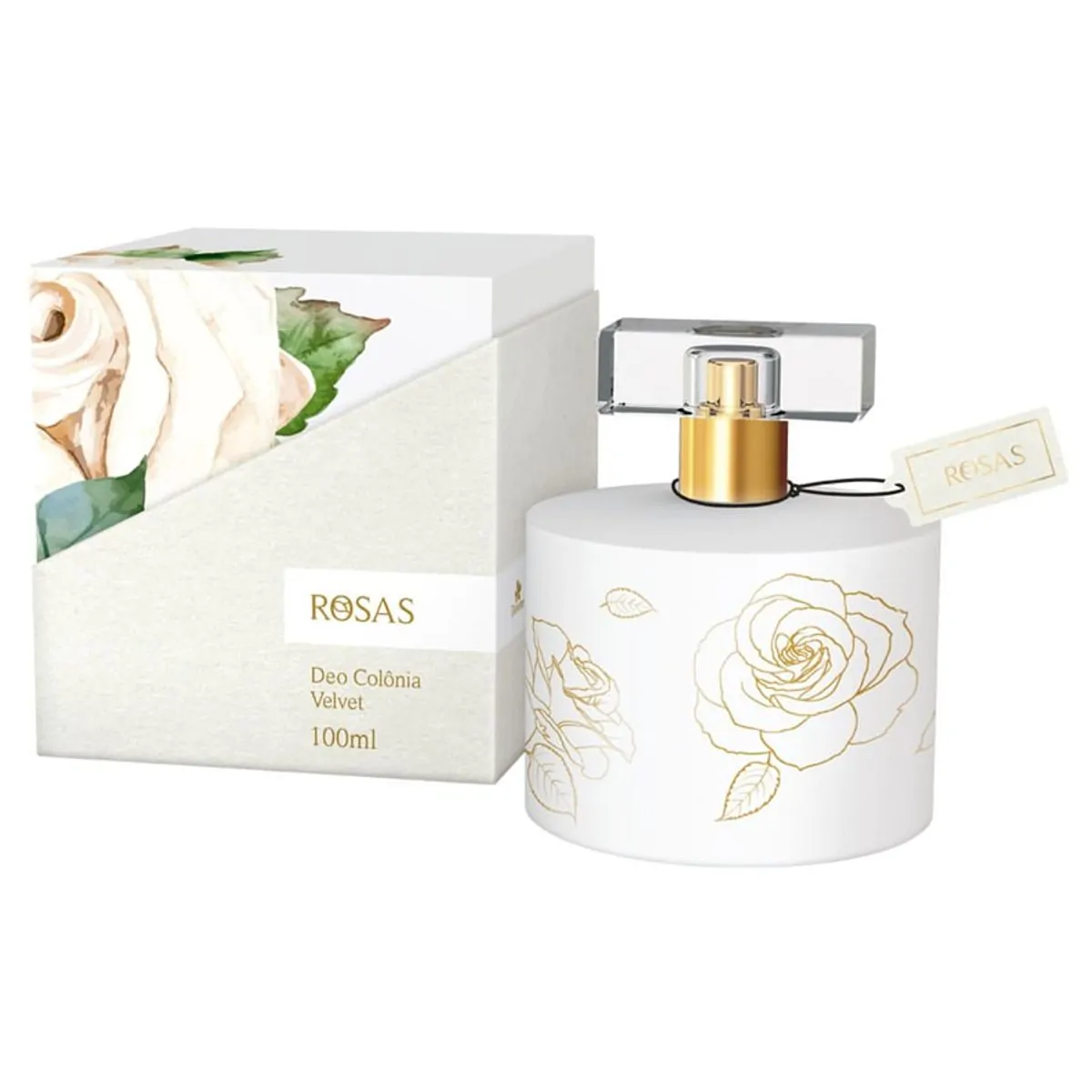 Colônia Rosas Velvet 100ml - Davene