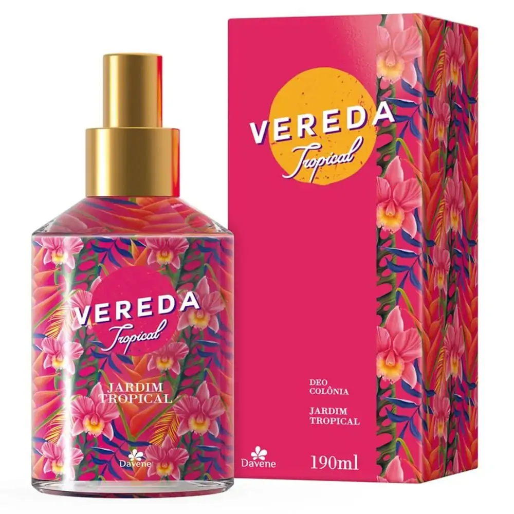 Colônia Jardim Tropical 190ml Vereda Tropical - Davene
