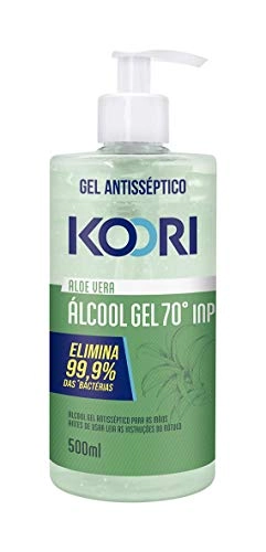 álcool Gel 70 Inpm Aloe Vera Koori Frasco 500ml