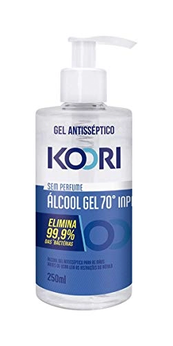 álcool Gel 70 Inpm Koori Frasco 250ml