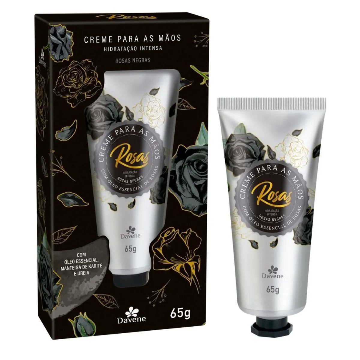 Creme De Maos Davene Rosas Negras 65g